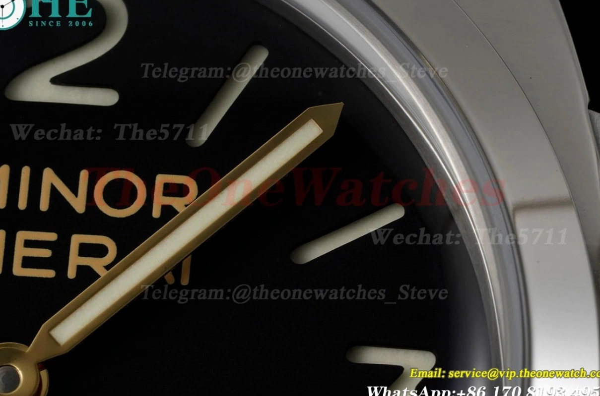 Dial SS 47mm HWF NY Luminor PAM606 Black A3000 0129